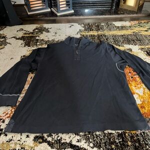 Roundtree & Yorke Black Long Sleeve Tee